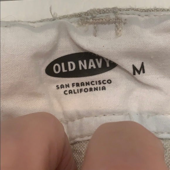 Old Navy 💯 linen pants size medium - Picture 3 of 8